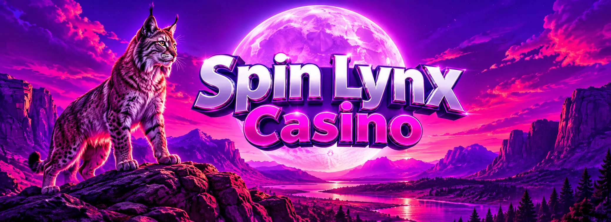 Spin Lynx Casino NZ welcome package banner - 900% up to NZ$5,000 and 500 free spins